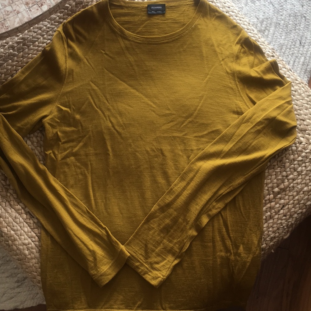 Jil Sander Mustard Men Long Sleeve
